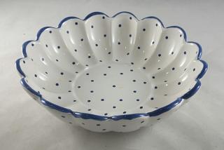Gmundner Keramik-Schale /Wellenrand Form-B 20